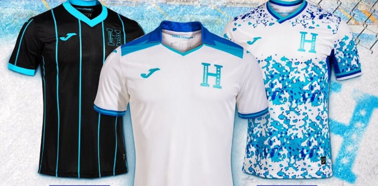 Camisas de Honduras para 2023/2024 (Joma)