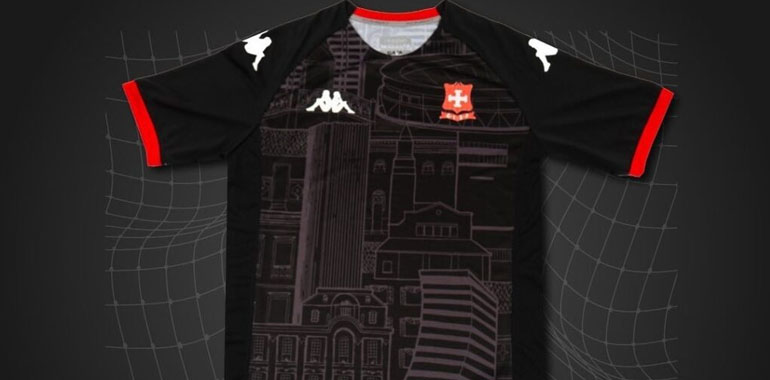 Terceira camisa do Independiente Santa Fé para 2023/2024 (Kappa)